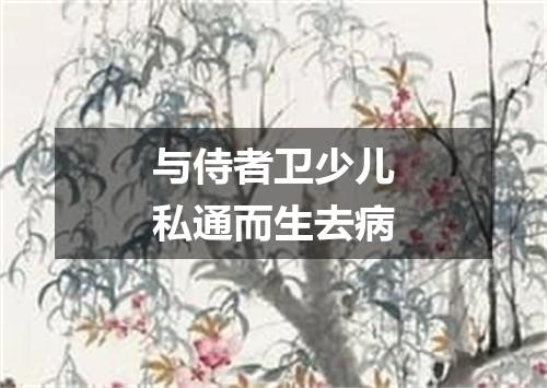 与侍者卫少儿私通而生去病