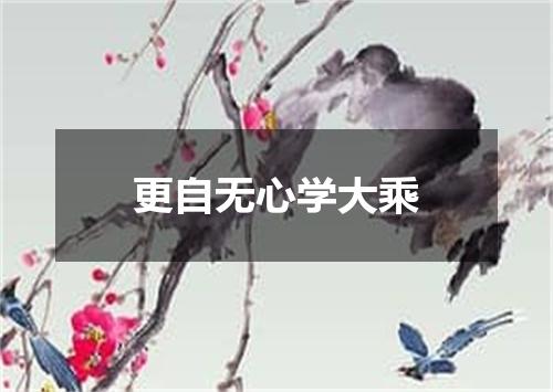 更自无心学大乘