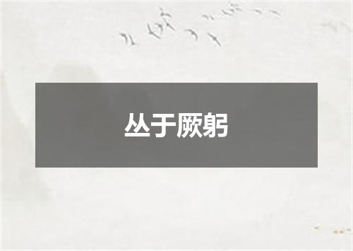 丛于厥躬
