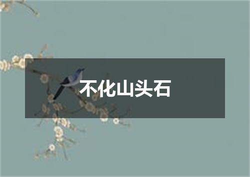 不化山头石