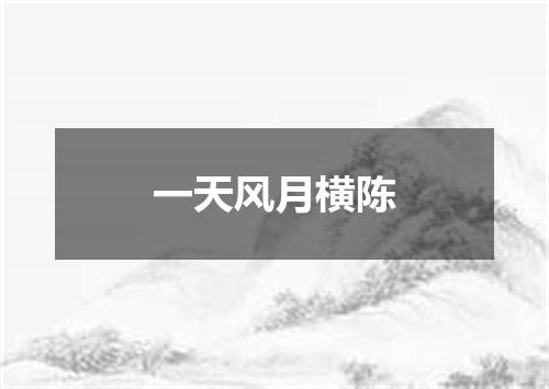 一天风月横陈
