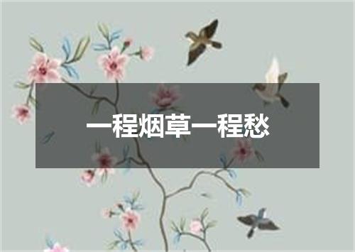 一程烟草一程愁