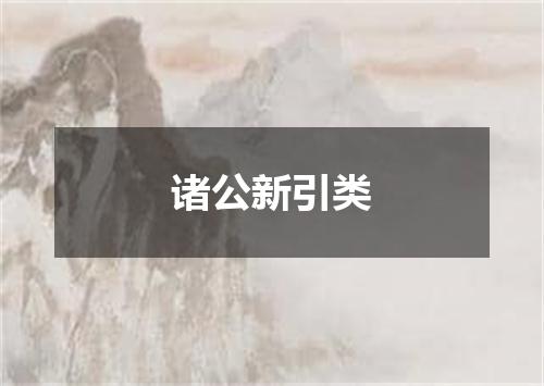 诸公新引类
