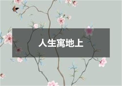 人生寓地上