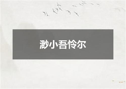 渺小吾怜尔