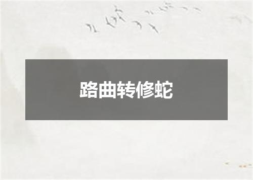路曲转修蛇