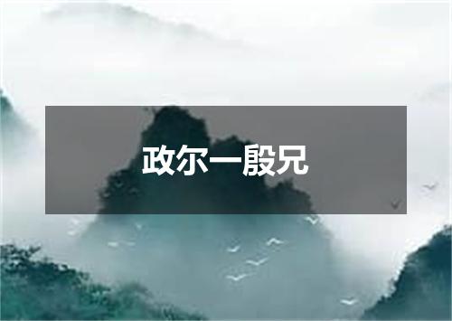 政尔一殷兄