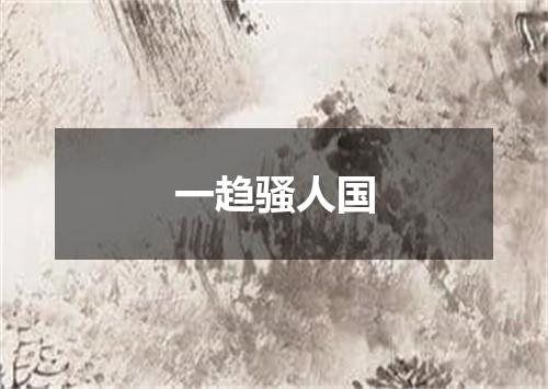 一趋骚人国