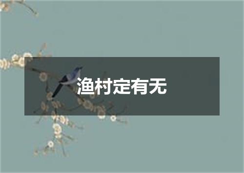 渔村定有无