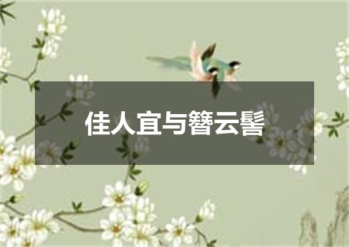 佳人宜与簪云髻