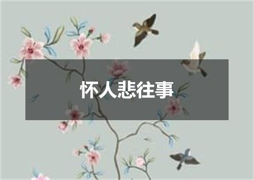 怀人悲往事