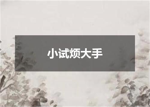 小试烦大手