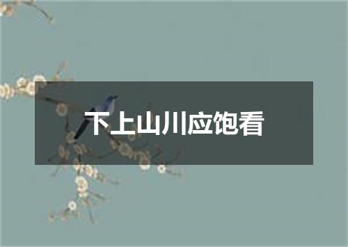 下上山川应饱看