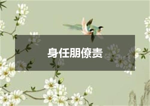 身任朋僚责