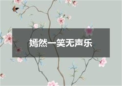 嫣然一笑无声乐