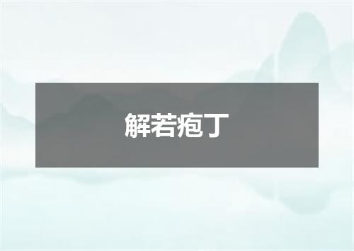 解若疱丁