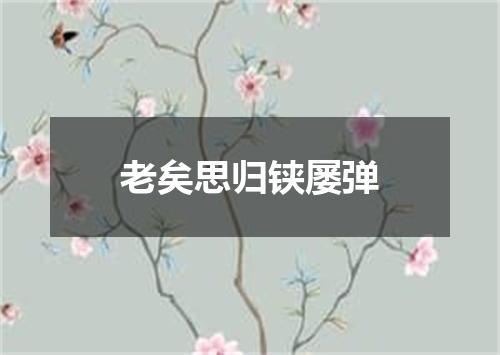 老矣思归铗屡弹