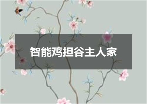 智能鸡担谷主人家