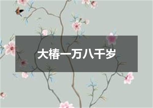 大椿一万八千岁