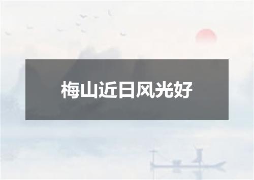 梅山近日风光好