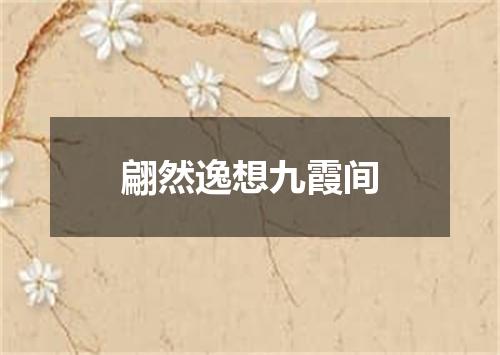 翩然逸想九霞间