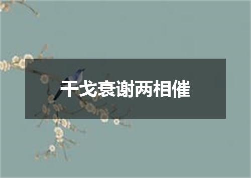干戈衰谢两相催