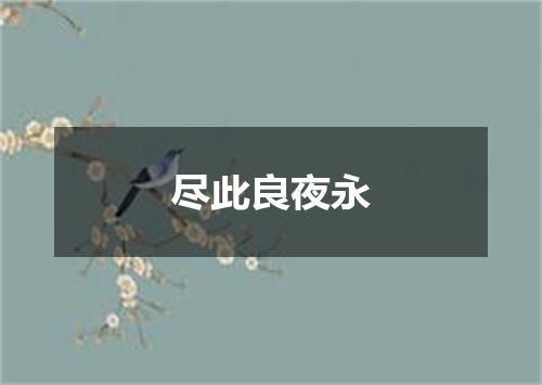 尽此良夜永
