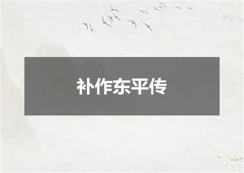补作东平传