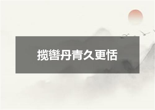 揽辔丹青久更恬