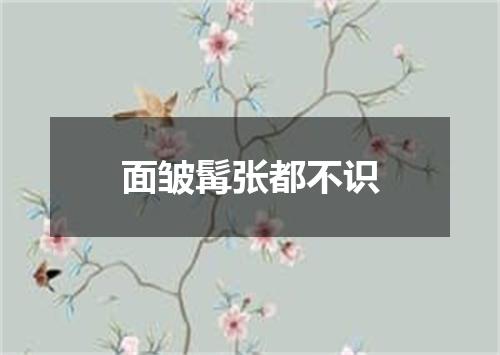 面皱髯张都不识