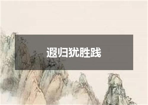 遐归犹胜践