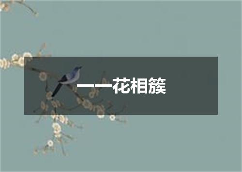 一一花相簇
