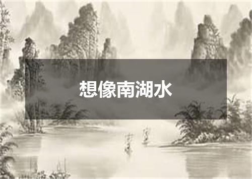 想像南湖水