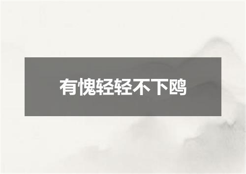有愧轻轻不下鸥
