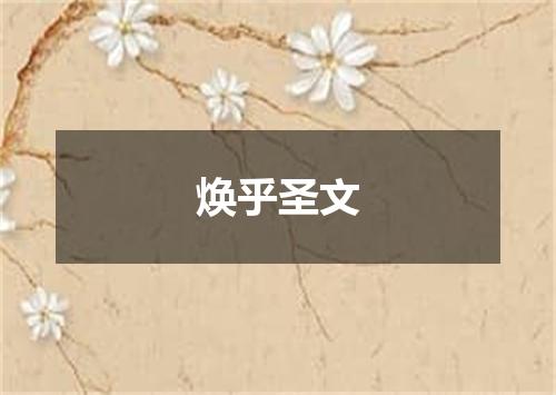 焕乎圣文
