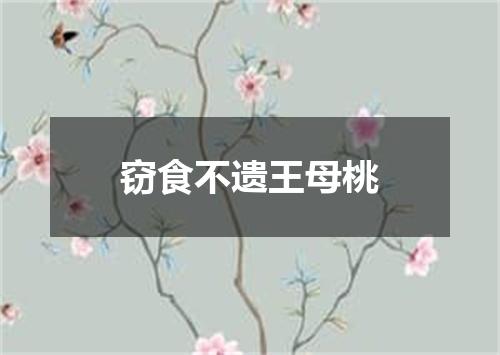 窃食不遗王母桃