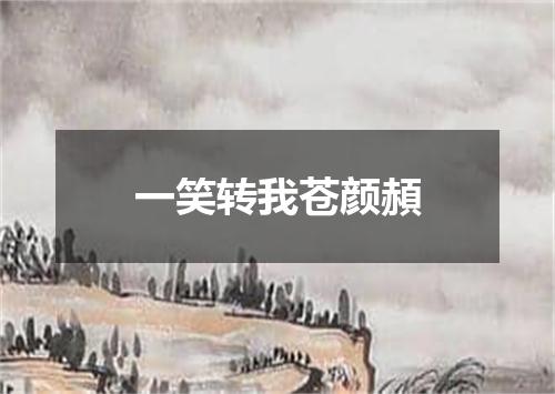 一笑转我苍颜頳
