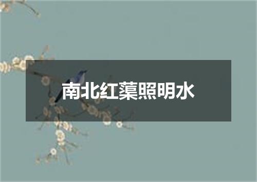 南北红蕖照明水