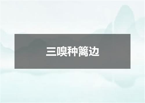 三嗅种篱边