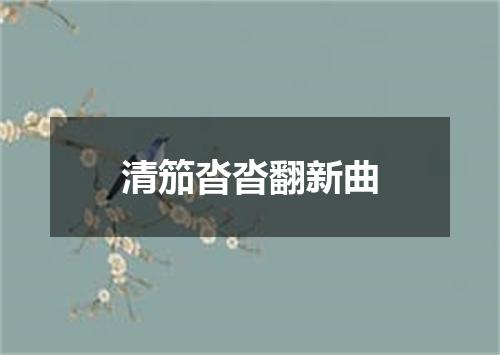 清笳沓沓翻新曲