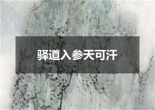 驿道入参天可汗