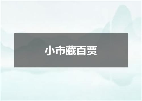 小市藏百贾
