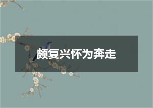 颇复兴怀为奔走