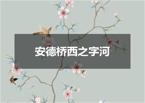 安德桥西之字河