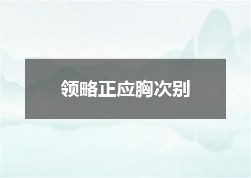领略正应胸次别