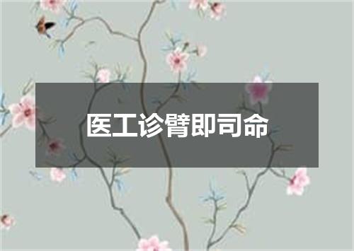 医工诊臂即司命