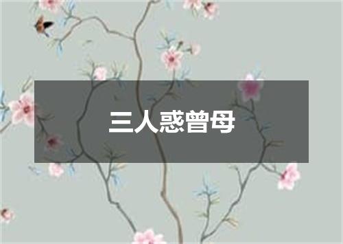 三人惑曾母