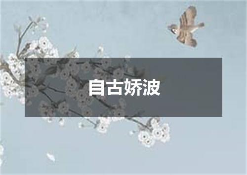 自古娇波