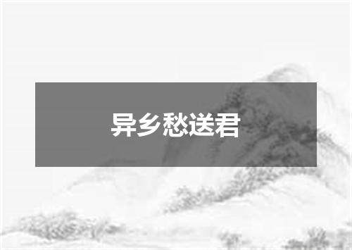 异乡愁送君