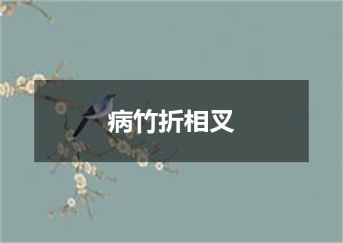 病竹折相叉